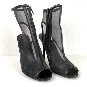 Nasty Gal mesh open toed heel